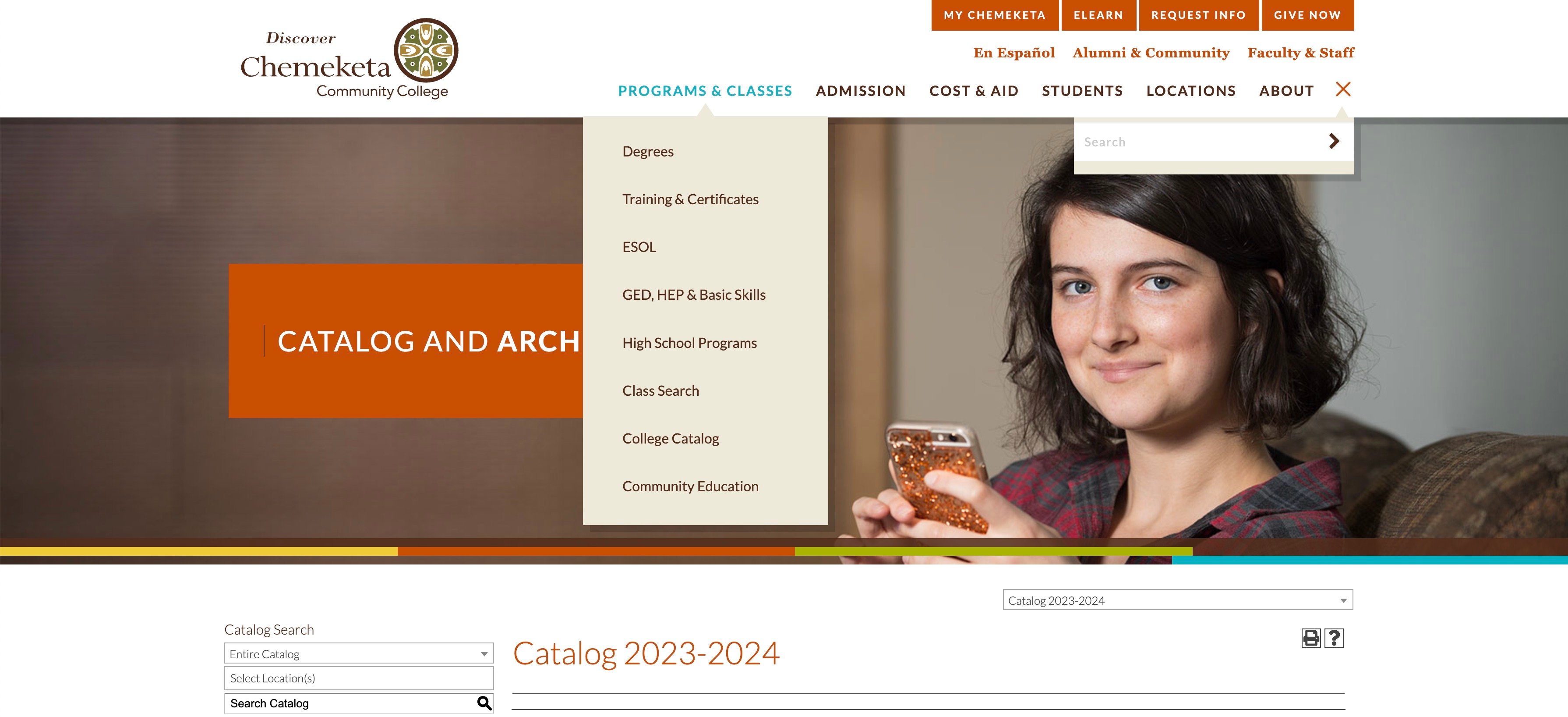 chemeketa university catalog 1