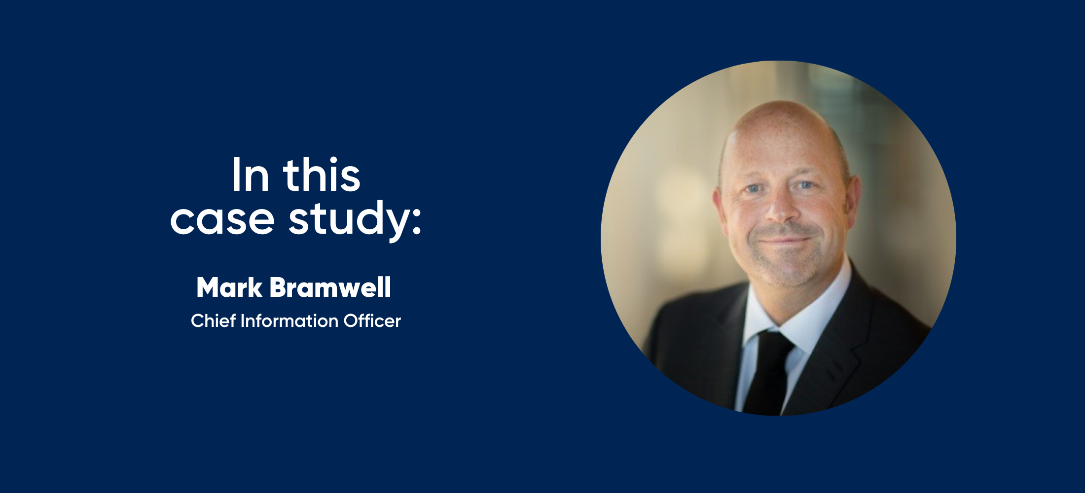 in this case study: Mark Bramwell, Saïd Business School
